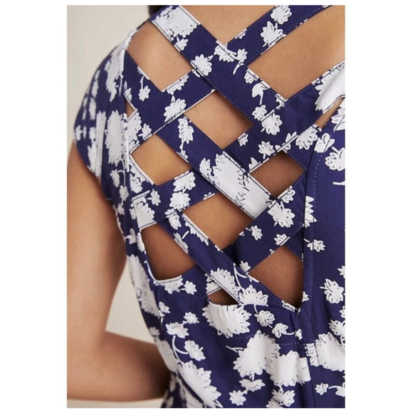 MAEVE Tate Motif Floral Midi Dress - Picture 4 of 9